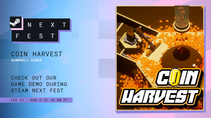 Coin Harvest Demo is LIVE for Steam Next Fest